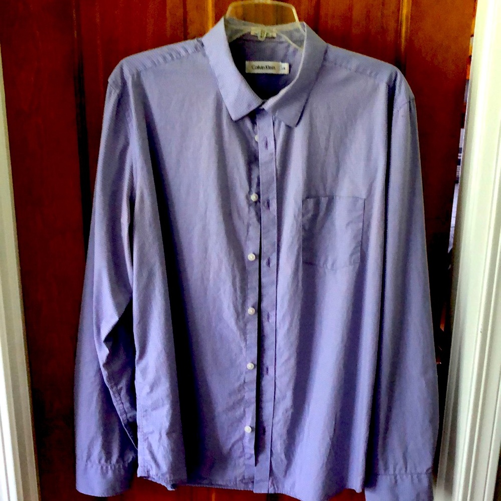 Calvin Klein button down casual dress shirt